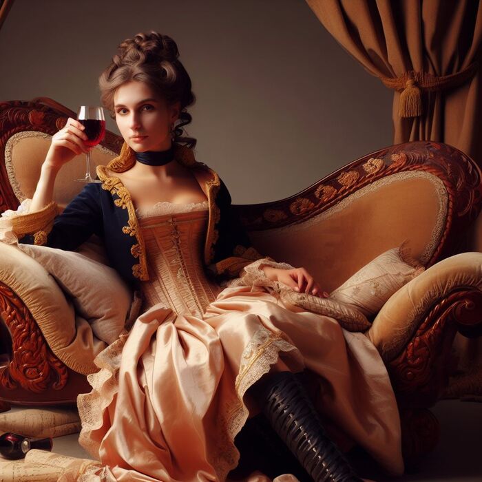 Classy Regency Women [AI Generated] AI Generated 10th image