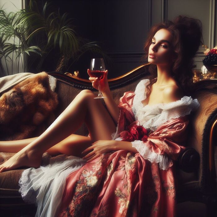 Classy Regency Women [AI Generated] AI Generated 21th image