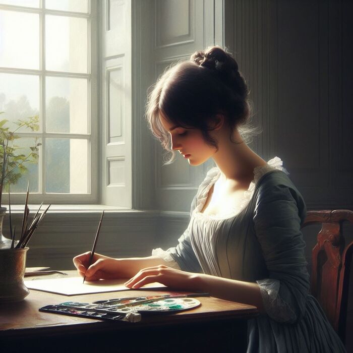 Classy Regency Women [AI Generated] AI Generated 34th image