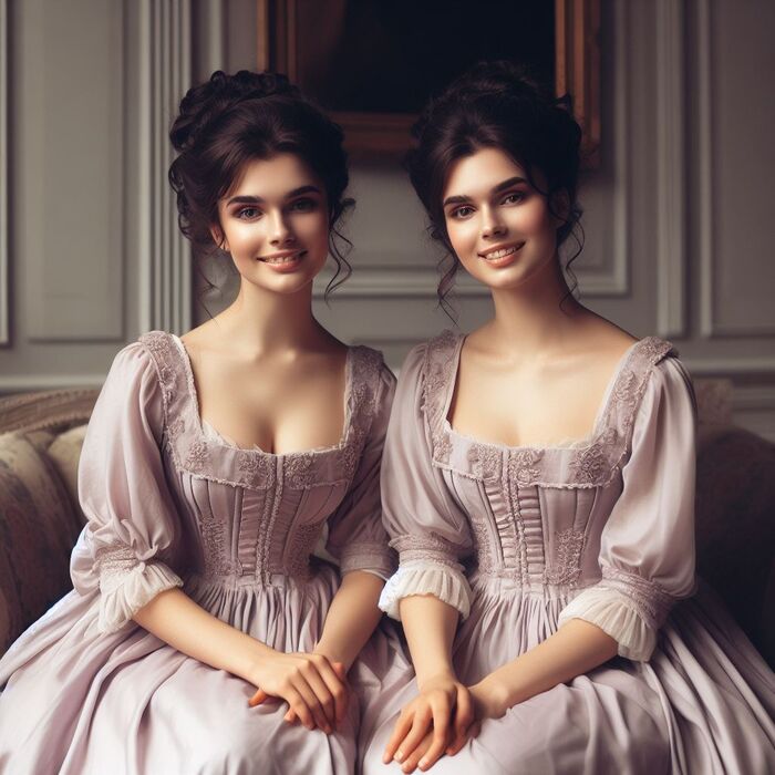 Classy Regency Women [AI Generated] AI Generated 40th image