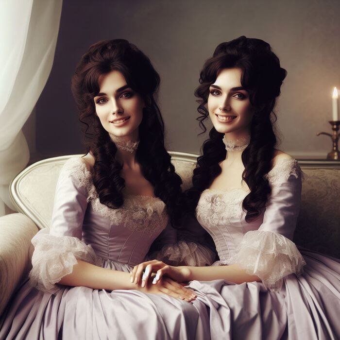 Classy Regency Women [AI Generated] AI Generated 41th image