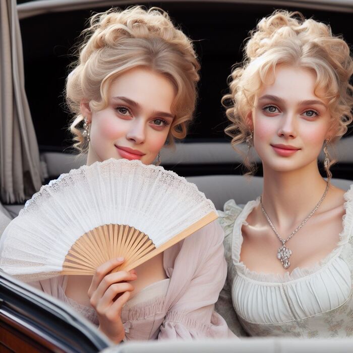 Classy Regency Women [AI Generated] AI Generated 49th image