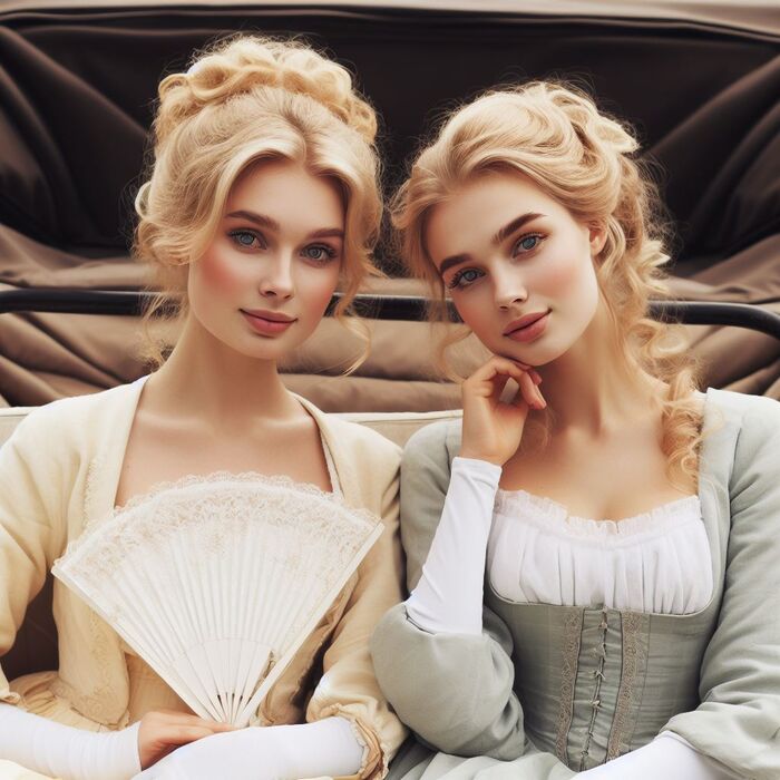 Classy Regency Women [AI Generated] AI Generated 50th image