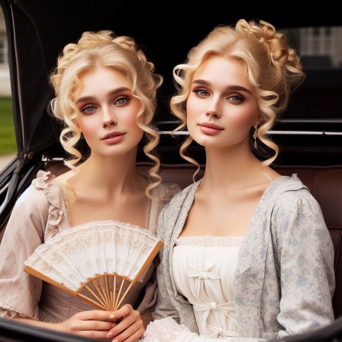 Classy Regency Women [AI Generated] AI Generated 51th image