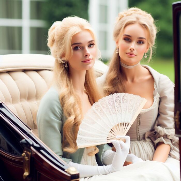 Classy Regency Women [AI Generated] AI Generated 52th image