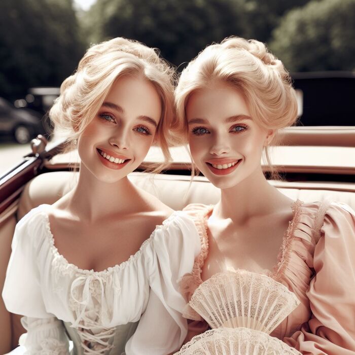 Classy Regency Women [AI Generated] AI Generated 55th image