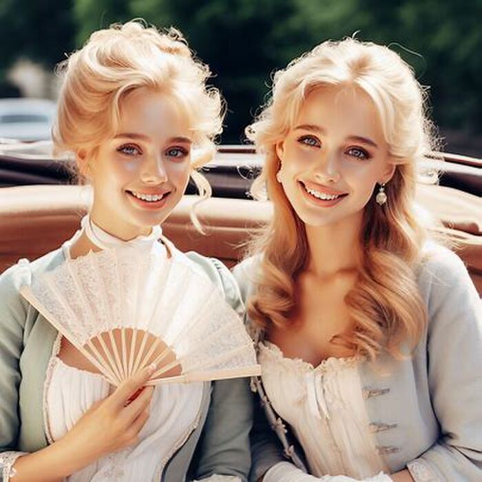 Classy Regency Women [AI Generated] AI Generated 56th image