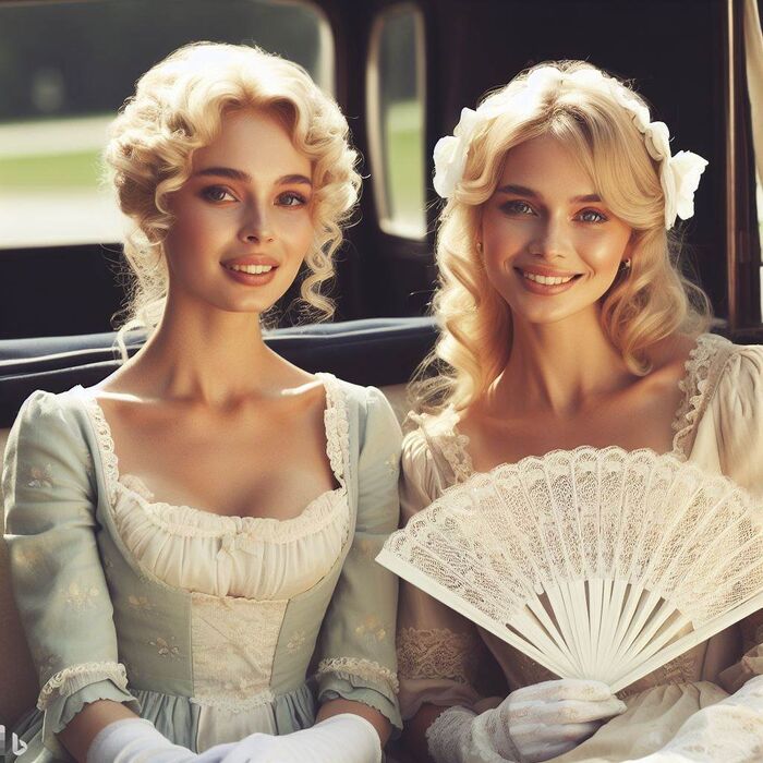 Classy Regency Women [AI Generated] AI Generated 59th image