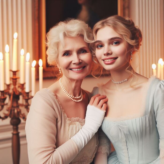 Classy Regency Women [AI Generated] AI Generated 62th image