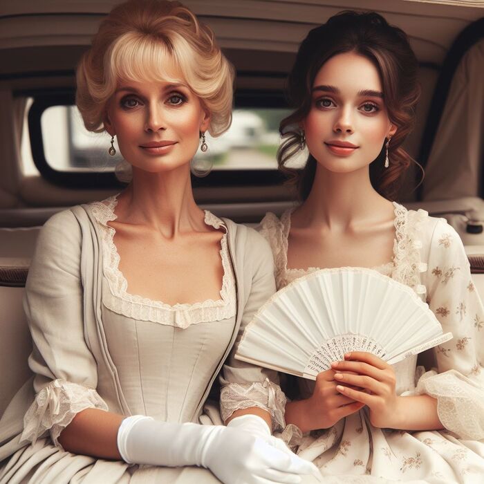 Classy Regency Women [AI Generated] AI Generated 75th image