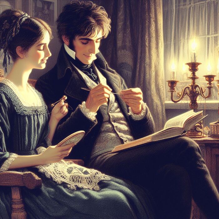 Classy Regency Women [AI Generated] AI Generated 89th image