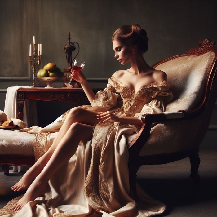 Classy Regency Women [AI Generated] AI Generated 9th image