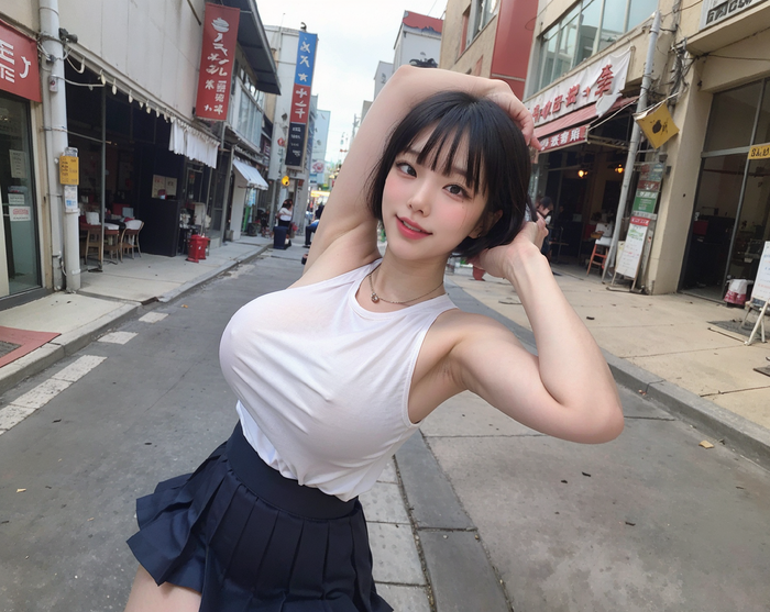 huge breast AI Generated 17th image
