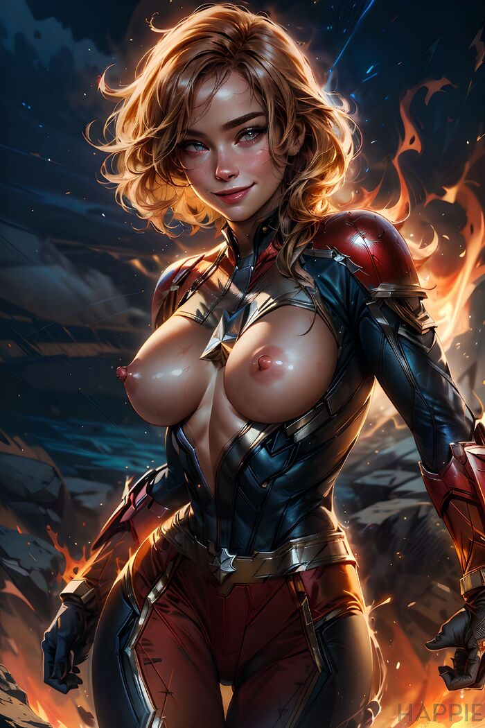 4K Captain Marvel (60 Images) AI Generated 19th image