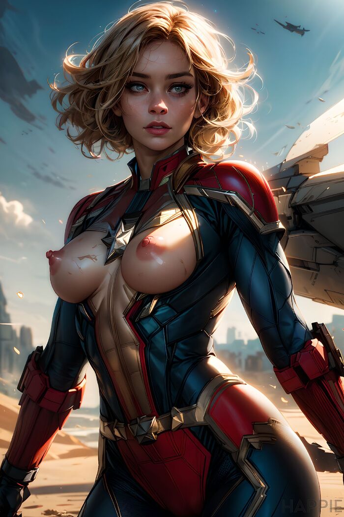 4K Captain Marvel (60 Images) AI Generated 30th image