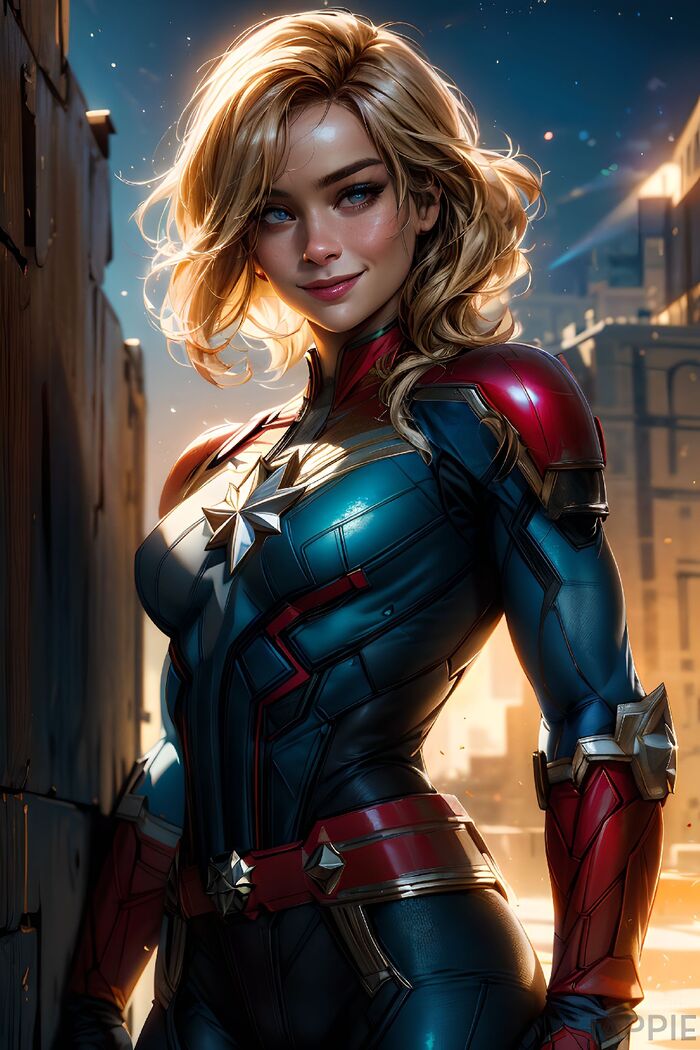 4K Captain Marvel (60 Images) AI Generated 4th image