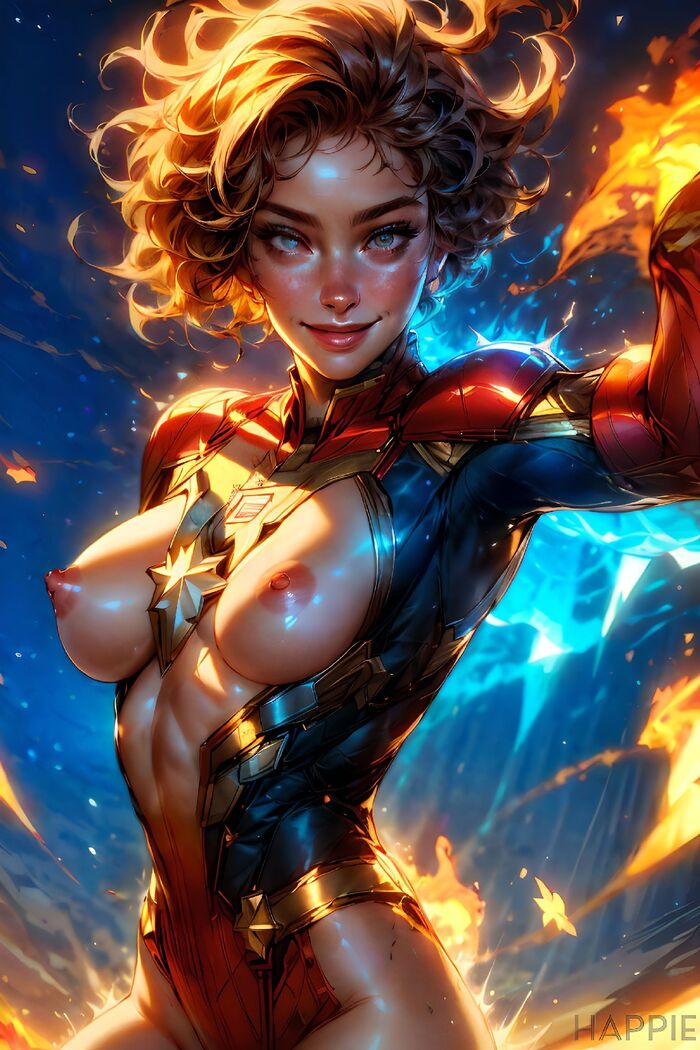 4K Captain Marvel (60 Images) AI Generated 5th image