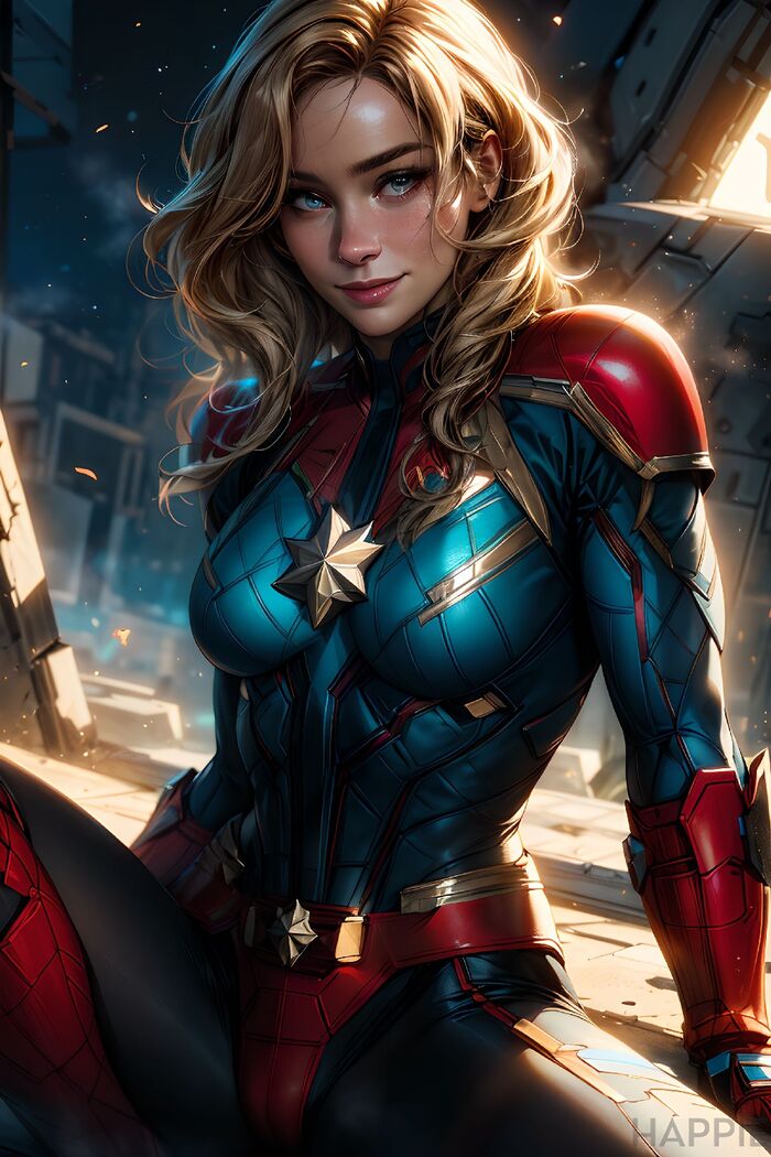4K Captain Marvel (60 Images) AI Generated 53th image