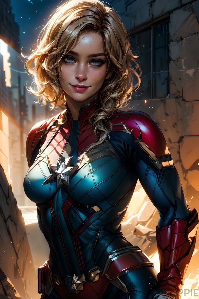 4K Captain Marvel (60 Images) AI Generated 6th image