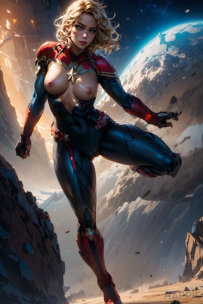 4K Captain Marvel (60 Images) AI Generated 7th image