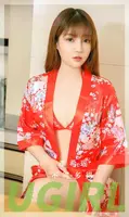 [Ugirls love stunners] No.2749_ model Li Xiyao's sexy red nightdress with red underwear + black erotic costumes perfect temptation photo 35P