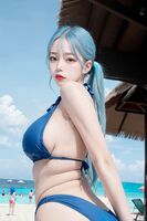 Sexy Beach AI Generated