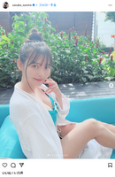 [Swimsuit image] Popular voice actress Sumire Uesaka (32) is killed! New Year's greetings will post a sexy photo that reveals beautiful big wwwwwwww