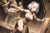 Golden Dragon Set AI Generated
