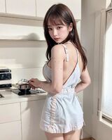 Naked apron AI Generated