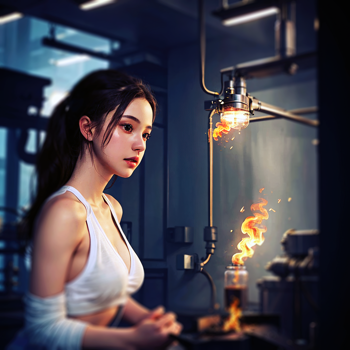實驗室研究生活 AI Generated 13th image