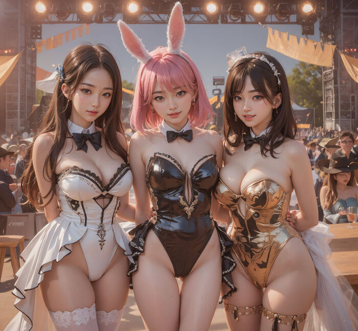 Aaliyah Illustration AI-157 ❤Bunny Girl❤ AI Generated 7th image