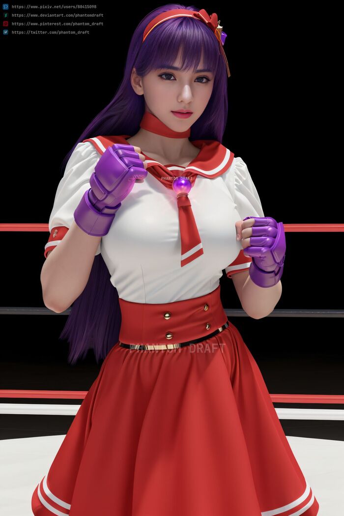 Athena Asamiya - PhantomDraft Image Set (Before 2023-8-28) AI Generated 13th image