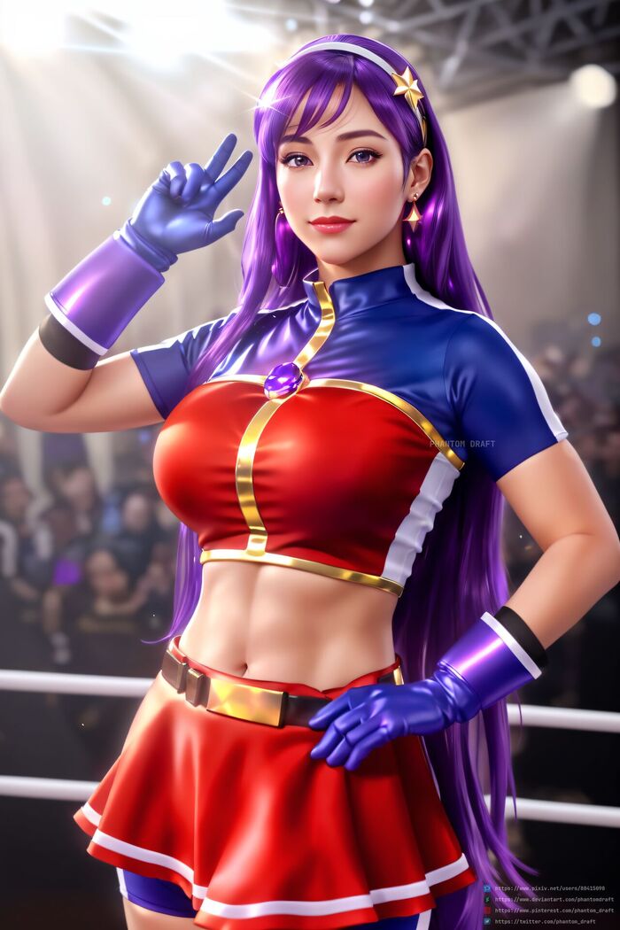 Athena Asamiya - PhantomDraft Image Set (Before 2023-8-28) AI Generated 16th image