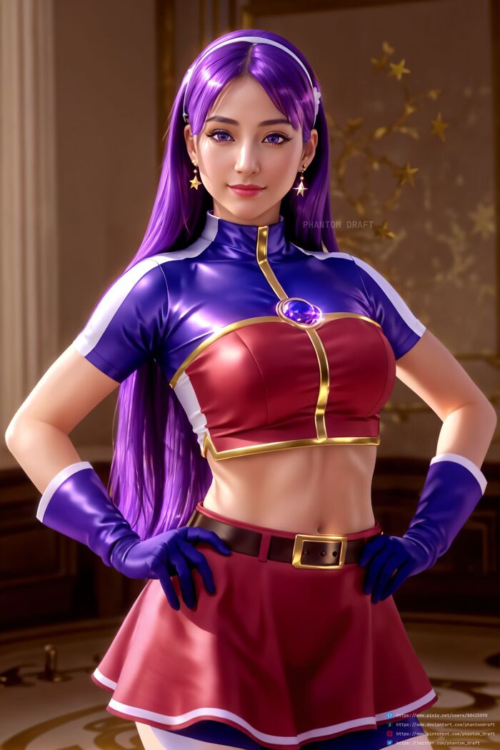 Athena Asamiya - PhantomDraft Image Set (Before 2023-8-28) AI Generated 17th image
