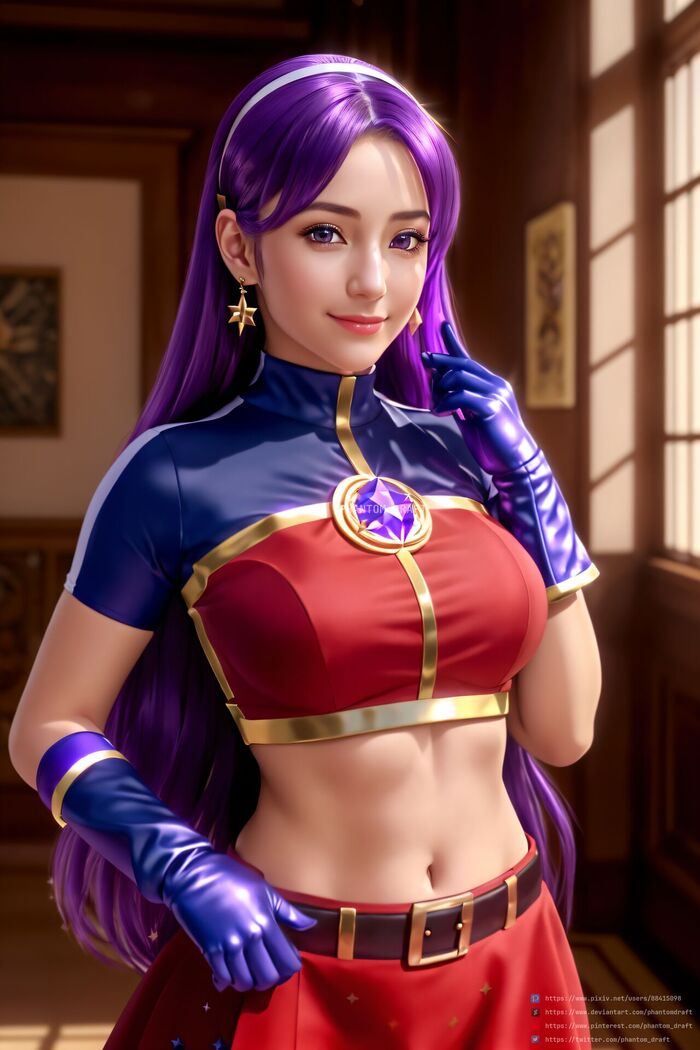 Athena Asamiya - PhantomDraft Image Set (Before 2023-8-28) AI Generated 18th image