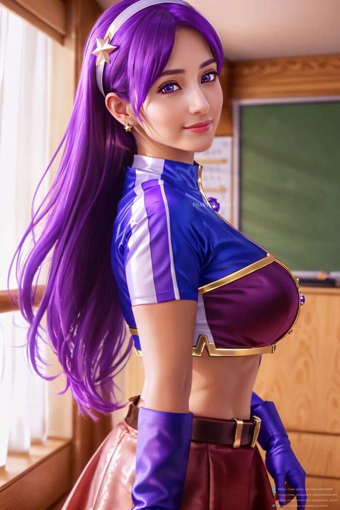 Athena Asamiya - PhantomDraft Image Set (Before 2023-8-28) AI Generated 19th image