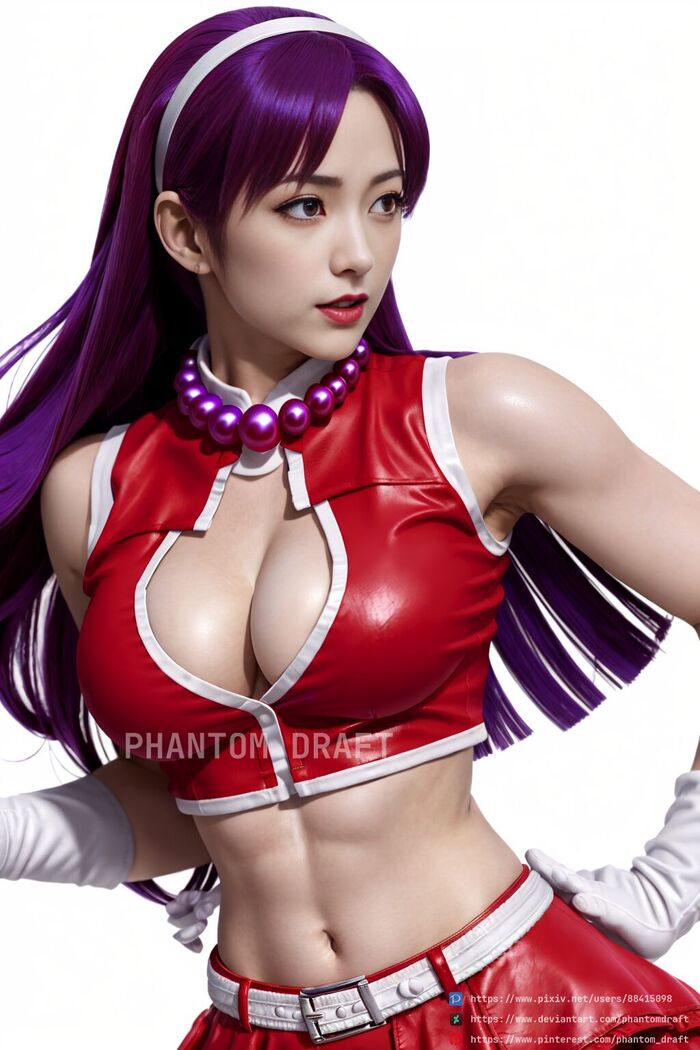 Athena Asamiya - PhantomDraft Image Set (Before 2023-8-28) AI Generated 2th image