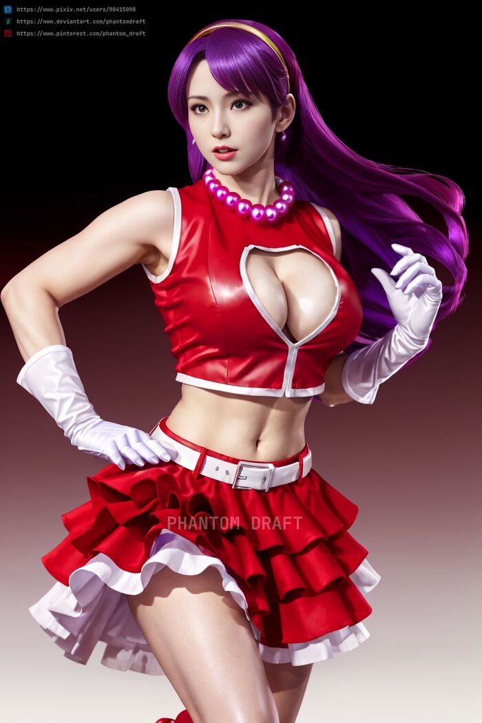 Athena Asamiya - PhantomDraft Image Set (Before 2023-8-28) AI Generated 4th image