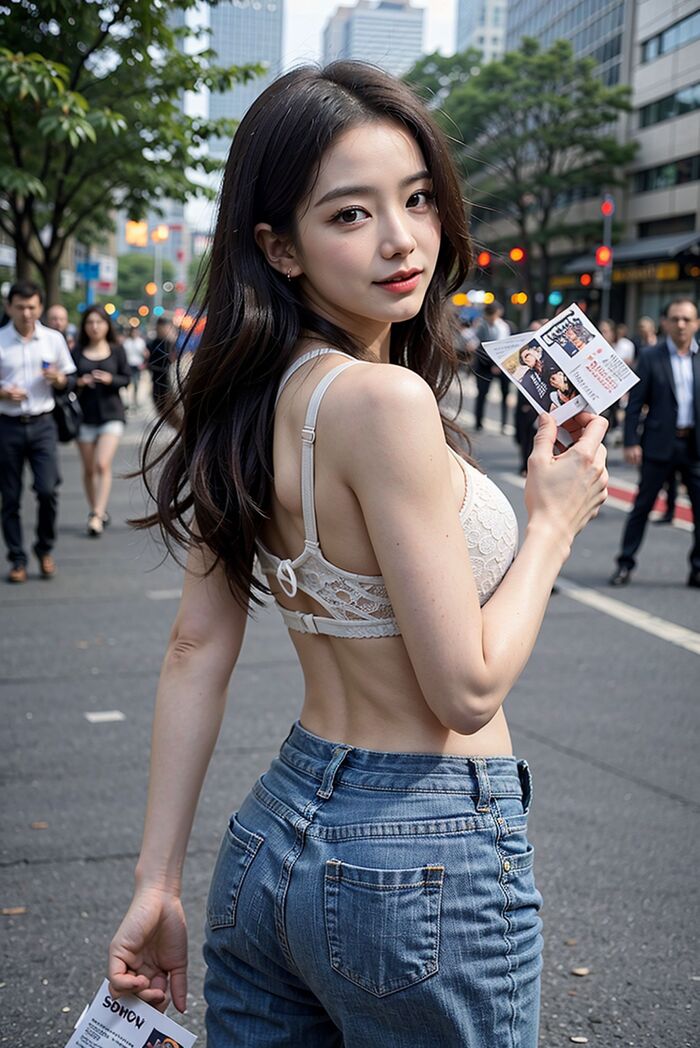 Ticket Girl AI Generated 14th image