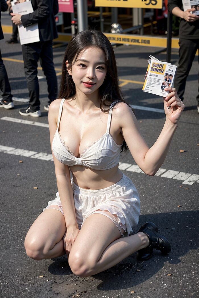 Ticket Girl AI Generated 25th image