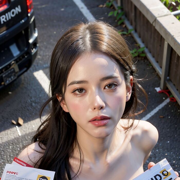 Ticket Girl AI Generated 47th image