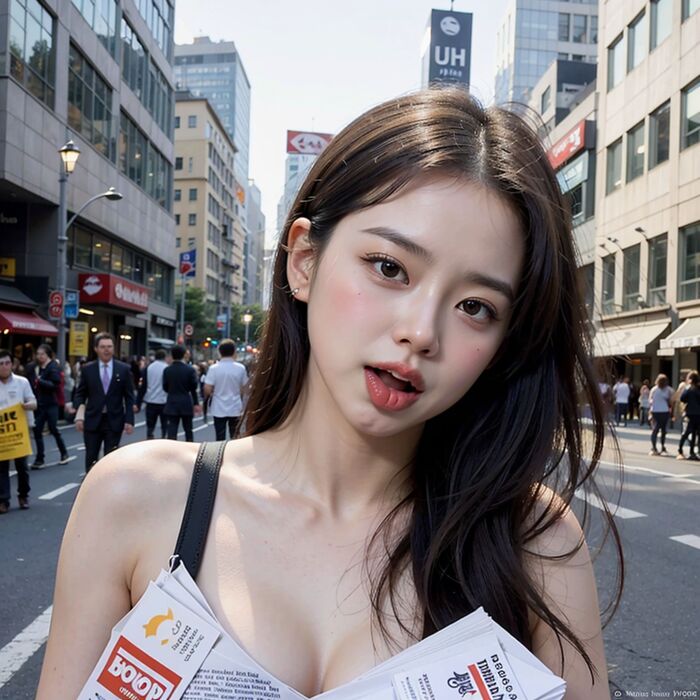 Ticket Girl AI Generated 60th image