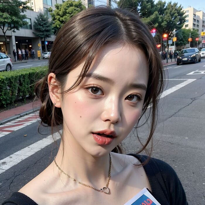 Ticket Girl AI Generated 63th image
