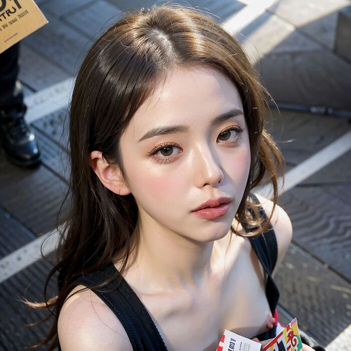 Ticket Girl AI Generated 80th image