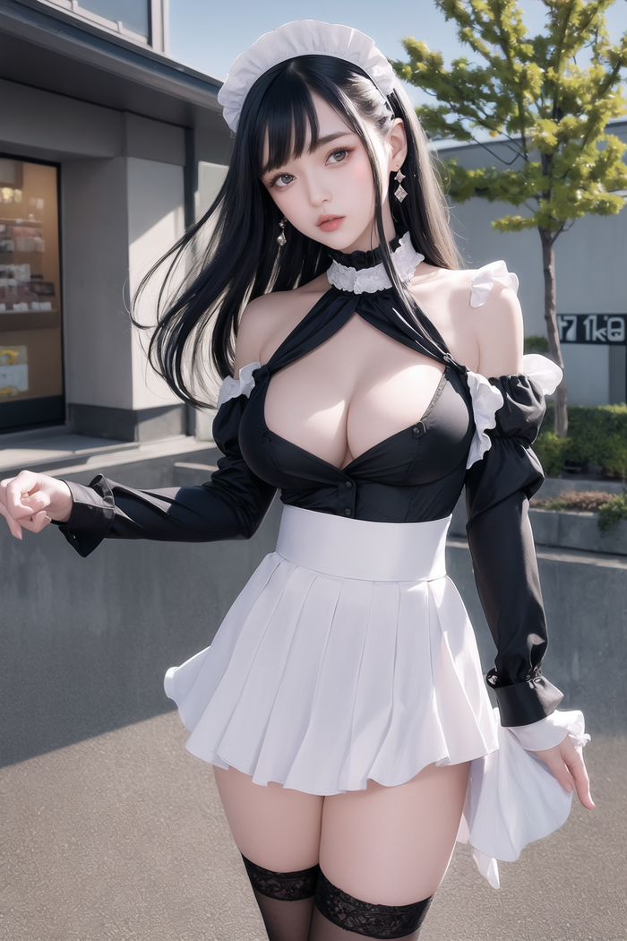 ●PIXIV●FANBOX_Kinshin_Vol.7 maid cafe AI Generated 70th image