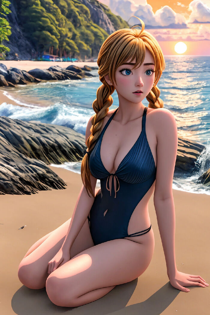 Ravel Phenex DxD AI Generated 11th image