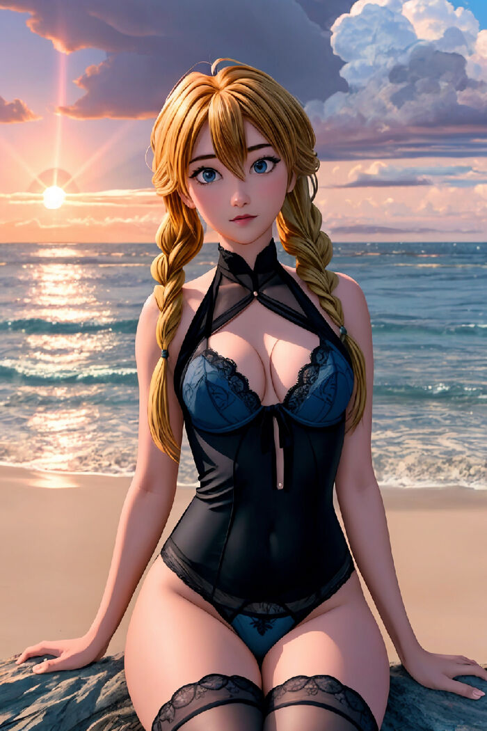 Ravel Phenex DxD AI Generated 38th image