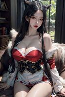 Ahri Cosplay AI Generated