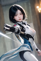 ●PIXIV●FANBOX_Kinshin_vol.1 Cyberpunk China Style 33pics AI Generated