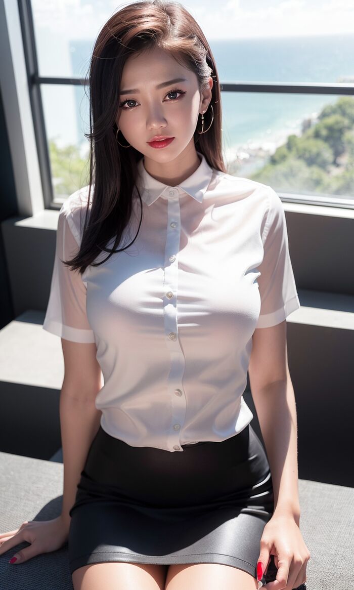 AIModel Vol.002 Office Lady AI Generated 9th image